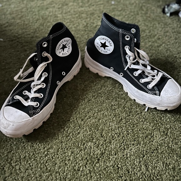 High top. Thick sole. Converse black - Picture 7 of 7